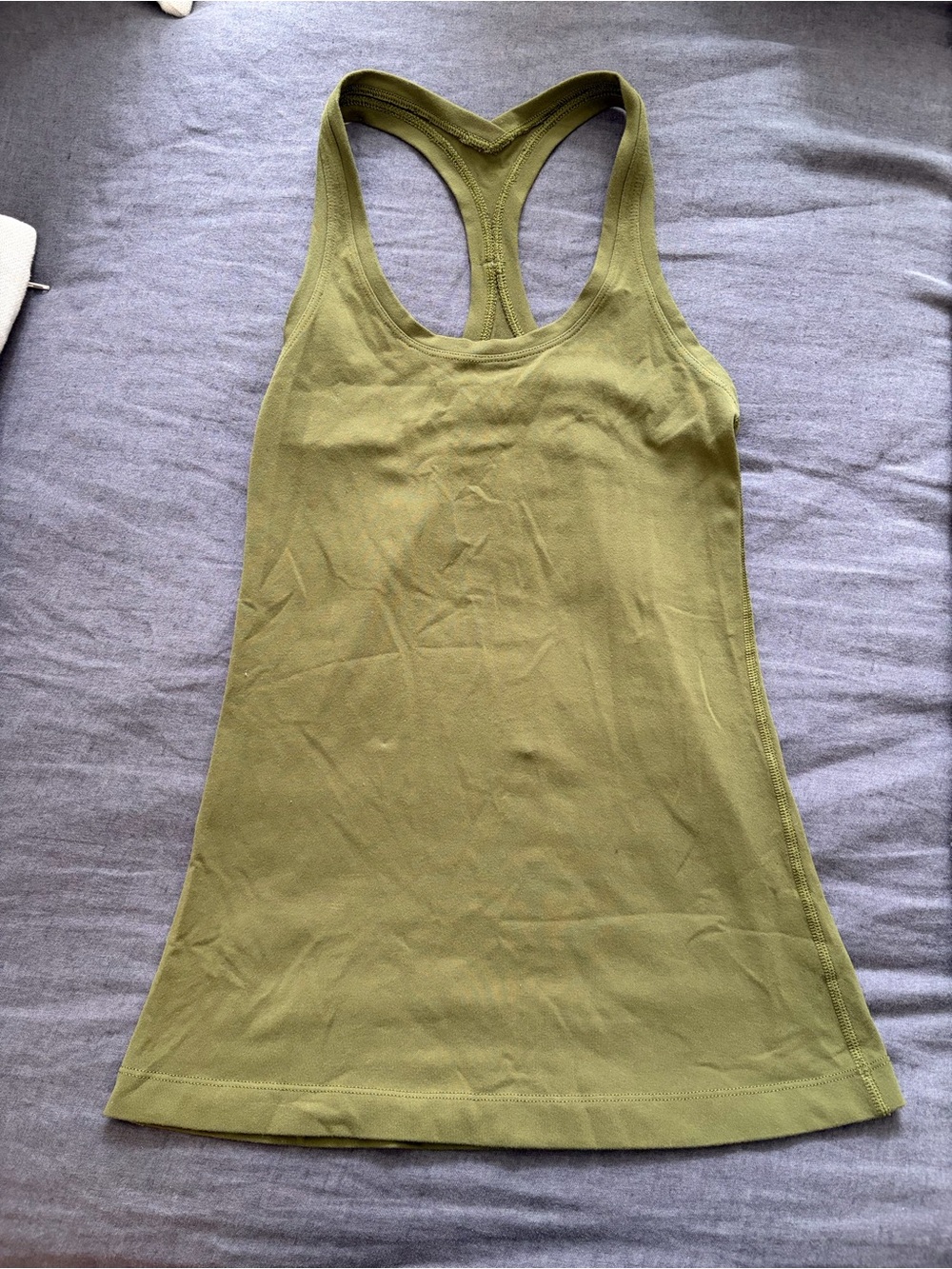 lululemon athletica Olive Green Racerback Tank